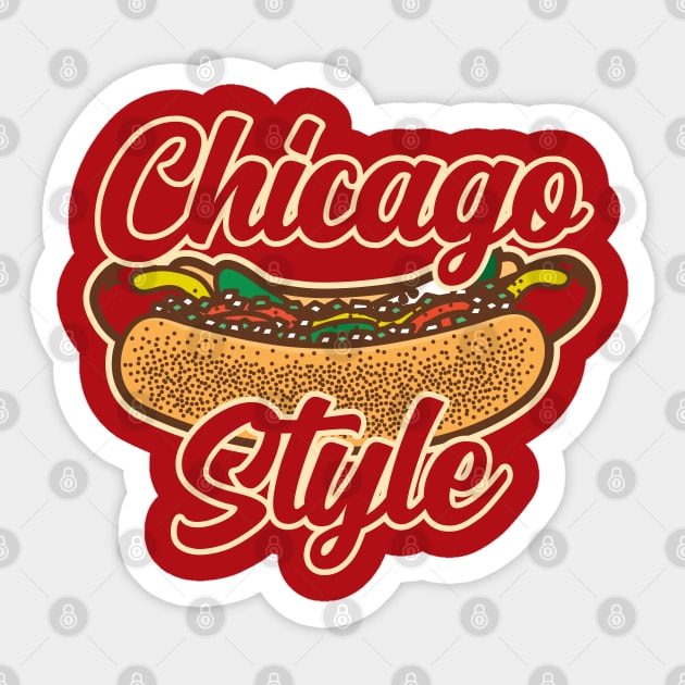 Chicago Style Sticker by DetourShirts